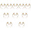 10Paren Koperen Elf Oorclips Ear Cuffs Mode Multi Cosplay 8