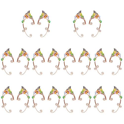 10Paren Koperen Elf Oorclips Ear Cuffs Mode Multi Cosplay 2