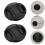 8St Splashproof Camera Lensbeschermers Zwart Met Ringhaak 8