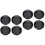 8St Splashproof Camera Lensbeschermers Zwart Met Ringhaak 4