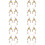 10Paren Koperen Elf Oorclips Ear Cuffs Mode Multi Cosplay 11
