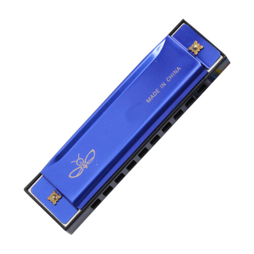 3St Plastic Blauwe Mondharmonica 10 Geschikt Voor Beginners Kids