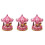 3St 3D Roze Speelgoed Voor Kids Creatief 3