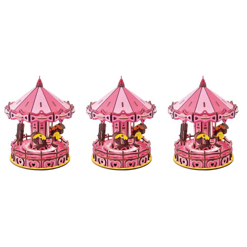 3St 3D Roze Speelgoed Voor Kids Creatief 2