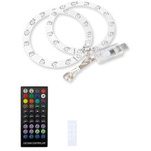 RGB LED Light Strip for PS5 /PS5 Slim Console, IR Remote/APP/USB 3 Methods, DIY Decoration Accessories