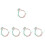 5Sets Complete Lyre Snaar Accessoires Set Nylon Vervanging Voor 7
