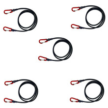 Mosquetón de Cuerda Elástica para Kayak, Ciclismo, Embalaje de Equipaje y Accesorios para Acampar Al Aire Libre 90 cm