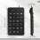 Wired Number Pad, USB 23 Key Numeric Keypad Financial Accounting Keyboard Office Accessories for Laptop, PC, Computer 8