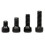 M3 Hex Socket Screw Set Round Cap  Screws DIN912 Bolts Nuts Assortment Kit Black 12.9 Grade 2