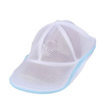 Simple Hat Wash Protector Baseball Cap Cleaner Laundry Bag Wash Hat Bag Washing Machine Mesh Bag New 2Pcs, & White