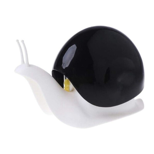 Cute Snail Soap Dispenser for Kitchen Bathroom Etc. (120ML) (Black)