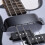 1st Stål Elgitarr Pickup Skydd för Jazzbas JB Elbasgitarr för  med 2 Skruvar Svart 4