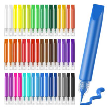 48 Peças Canetas de Pintura Suncatcher para Crianças Canetas de Pintura Artística para Janelas de Vitrais Conjuntos de Artesanato de Pintura