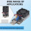 Testeur de Charge  3,7-20 V 3 A 25 W Module de Résistance de Test Électronique Interface USB et Type C Courant Constant Réglable 6