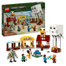 LEGO Minecraft 21273 De Ghasts Aanvallen het Dorp - Spel voor jongens vanaf 10 jaar