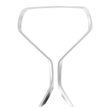 Embellecedor moderno para la salida de ventilación del aire acondicionado del salpicadero. Material ABS elegante que no amarillea fácilmente para