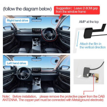 Auto-DAB+-Box, Digitaler Signalempfänger, DAB+-Empfänger, Antenne, USB-Schnittstelle, Tragbar für Android-Autoradio-Stereo