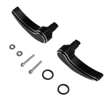 Motorcycle Saddlebag Lever Lid Lifter for Touring Road King Electra Street Glide CVO FLHR FLHT 14-2022,B