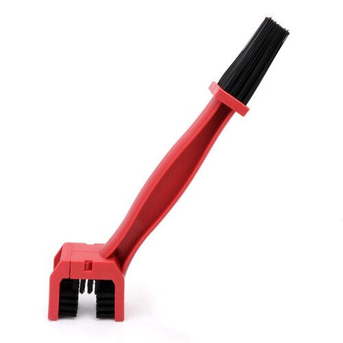 Red Motorcycle and Bicycle Chain Brushes Bicycle Cleaning Chain Brushes 1