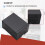 For Raspberry Pi 5 Industrial Grade Large Space Metal Case for Active Cooler PCle/PoE HAT 4