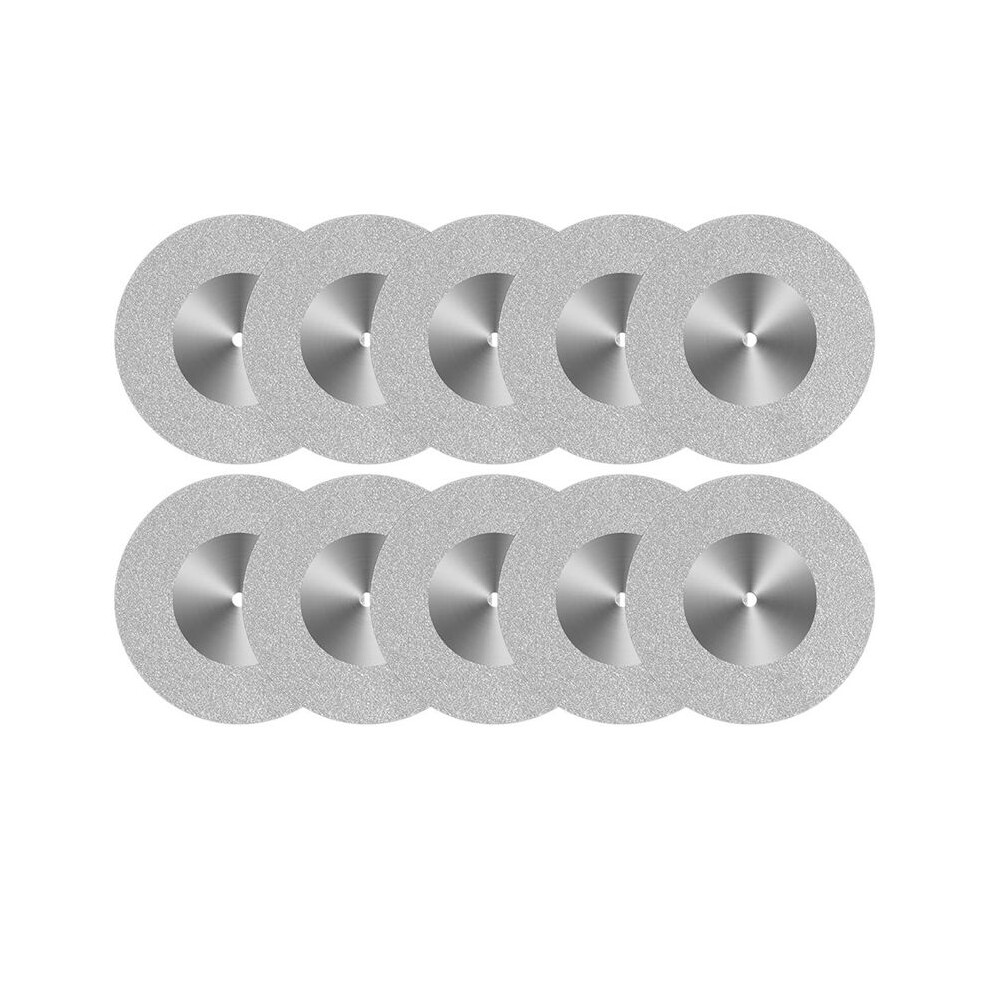 10 Pcs Glass Cutting Disc 60Mm Diamond Cutting Wheel Cut Off Wheels For Rotary Tool Drill Attachment Polishing Tiles 4713031931958