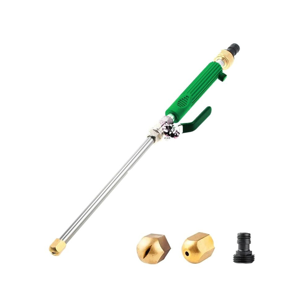 Universal Garden Hose Pressure Washer Attachment, High Pressure Hose Nozzle For Garden Hose, Jet Nozzle 2-In-1,Green 4712217634034