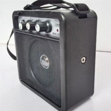 5W  Guitar Amplifier Amp Speaker with 3.5mm & 6.35mm Inputs 1/4 Inch Output with Volume Tone Adjustment Overdrive