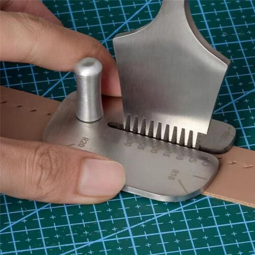 Leather Sewing Aid Tool, Constructed From Durable Metal, Serves As A Guide for Precise for Leather 2