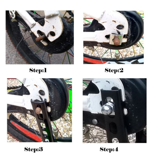 Rodas de Treinamento de Bicicleta para Bicicletas Infantis de Velocidade Variável e Velocidade Única de 12 14 16 18 20 Polegadas 2