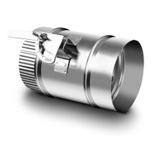 4Inch HVAC Duct Manual Volume Damper with Sleeve Galvanized Adjustable Air Flow Duct HVACAir Balance for HVAC,Range Hood