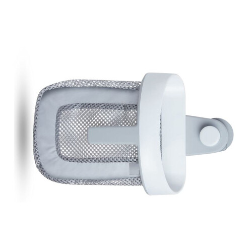 Hanging Bath Toy Storage with Quick Drying Mesh, White & Gray 1