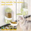 Hanging Automatic Rabbit Food Drinker and Feeder, Suitable for Chinchillas, Guinea Pigs, Hedgehogs Small 9