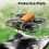 Drone Blade Back Protector Plate for AVATA 2 Drop and Crash Proof Propeller Blade Back Protector Plate Black 8