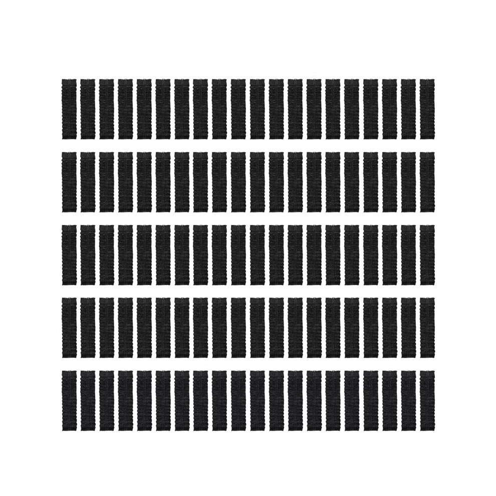 100Pcs/Set Gaming Cafe Disposable Headset Cover Non-Woven Headband Dustproof Sweatproof Headset Cover, Black 6031320158144