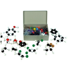 Kit de Modelo Molecular QuíMica OrgáNica e InorgáNica ÁTomos CientíFicos Modelos Moleculares CodificacióN de áTomos para NiñOs, 444 Piezas