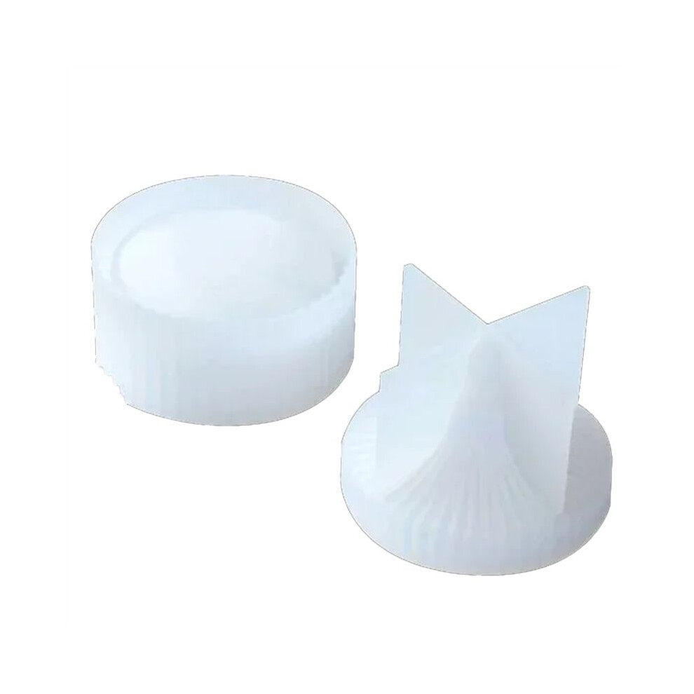 Brecantia Gypsum Candle Cup Silicone Mold Diy Cement Concrete Vase Mold Handmade Epoxy Resin Storage Box Ornaments Home Decoration