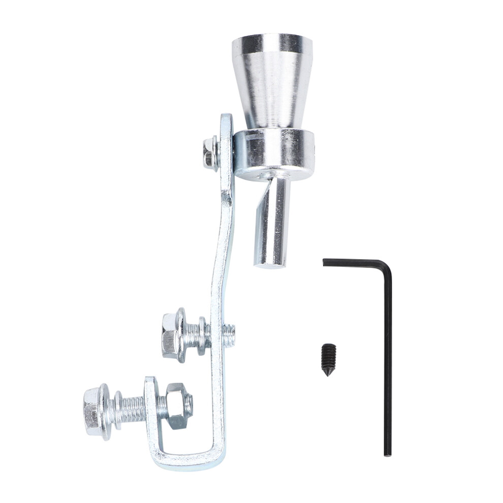 Loud Turbo Sound Booster Turbo Whistle, Exhaust Muffler Pipe Whistle Aluminum Alloy Car Turbo Sound Simulator Noise Reduction Universal Modification 9190834152103
