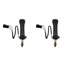 2X 3 Buttons Excavator Joystick Assy Handle Gears for Daewoo Doosan DH DX150 215 225 300 370-9C Right Control Rod