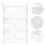 2Pièces Transparent Hamster Cage Pour Petits Animaux 10
