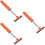 3Pièces Essuie-Glace Rétroviseur Rétractable Caoutchouc Orange 9