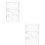 2Pièces Transparent Hamster Cage Pour Petits Animaux 7