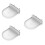 3Pièces Support Mural Pour Enceinte Et Routeur WiFi En Plastique 10