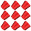 20Pièces Supports Sapin De Noël Rouge Pot Réutilisable Décor 1