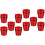 20Pièces Supports Sapin De Noël Rouge Pot Réutilisable Décor 6