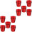 20Pièces Supports Sapin De Noël Rouge Pot Réutilisable Décor 5