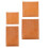 8Pièces Coussin Chauffant Rigide Marron Pour Transfert Repassage 1