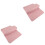 4Pièces Coussin Main Rose Cuir Support Stable Portable 3