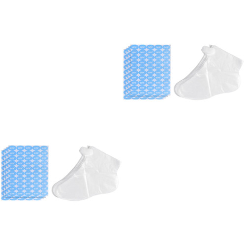 2Pièces -Pieds Plastique Jetable Protection Pédicure 2