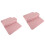 4Pièces Coussin Main Rose Cuir Support Stable Portable 4