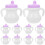 20Pièces Jouet Blancs Accessoires Miniatures Enfant 1